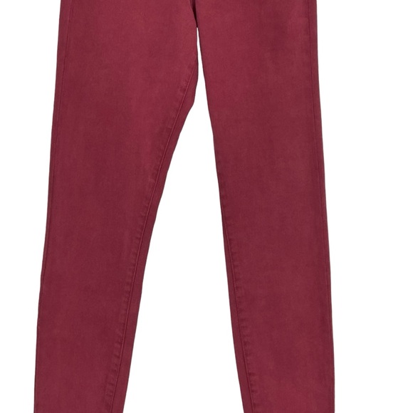 NWTs Tractr Size 0/25 Nina High Rise Slim Fit Pants. Color is Cordovan - Picture 3 of 12